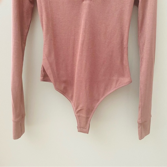 Free People Do It Right Bodysuit Brown Sz Small - Picture 3 of 9